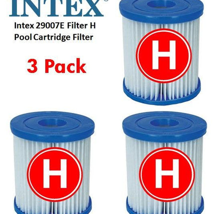 Intex 3 x Filter Cartridge replacement Size H INTEX FILTER PUMP 29007.