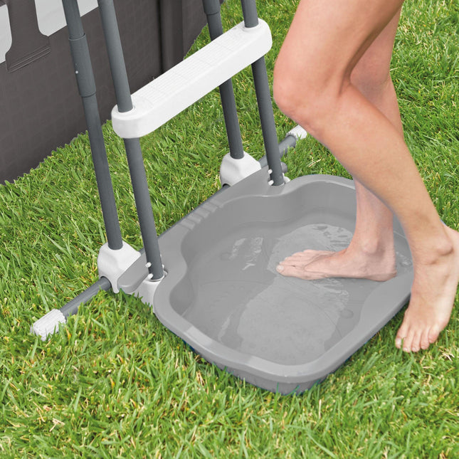Intex Krystal Clear Non-Slip Foot Bath for Swimming Pools 29080.