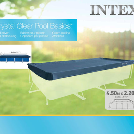 Intex Frame Pool Cover Rectangle  450cm 28039.