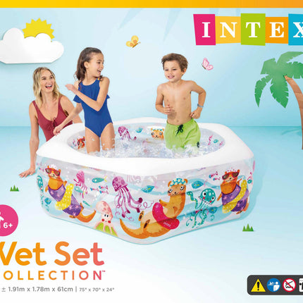 INTEX Deluxe Happy Otter Pool 1191cm x 178cm x x61cm 56493.