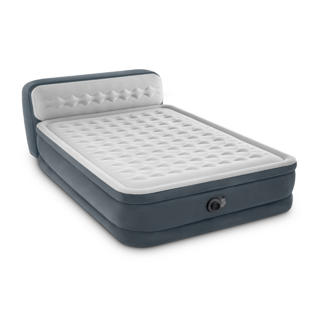 Intex Queen Deluxe Headboard Airbed 64448.