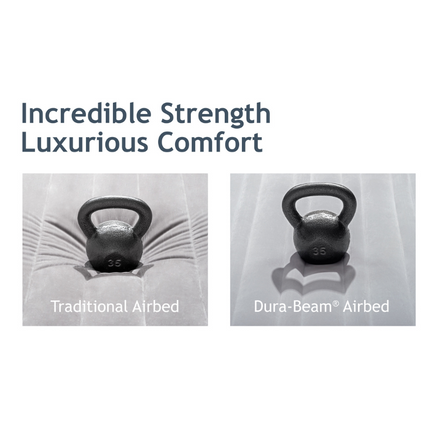 Intex Queen Deluxe Headboard Airbed 64448.
