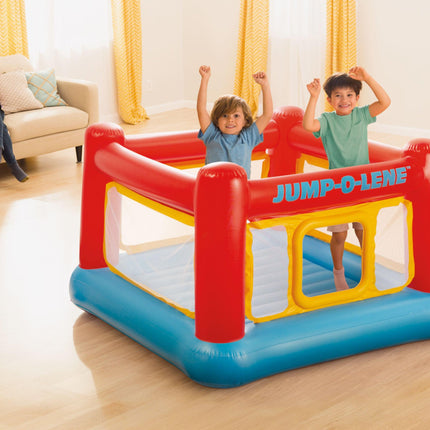 Intex Jump-O-Lene Inflatable Bouncer Play House 48260.