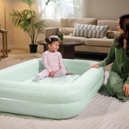 Intex Kidz Inflatable Travel Bed set with Hand Pump - Stars. Great for Travel 66810.