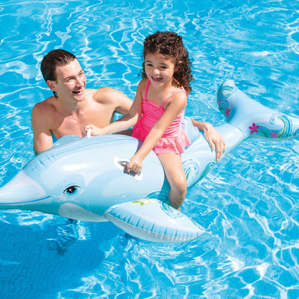 Intex Lil' Dolphin Ride-On Pool Kids Float 58535.