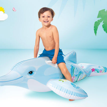 Intex Lil' Dolphin Ride-On Pool Kids Float 58535.