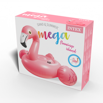 Intex Mega Flamingo Inflatable Pool Island Float 57288.