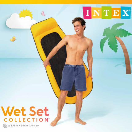 Intex Mesh Inflatable Pool Lounge - Great for Travel 58836.