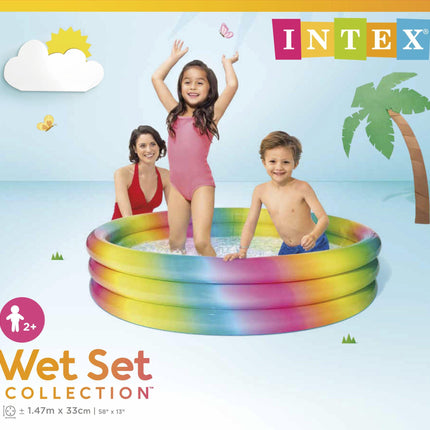 Intex RAINBOW OMBRE POOL 147cm 58439.