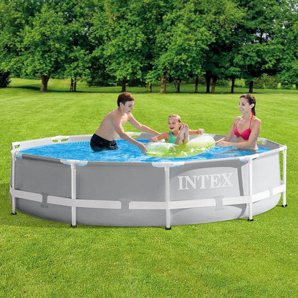 Intex PRISM 10' Metal Frame Above Ground Pool - 305cm x 76cm 26702.