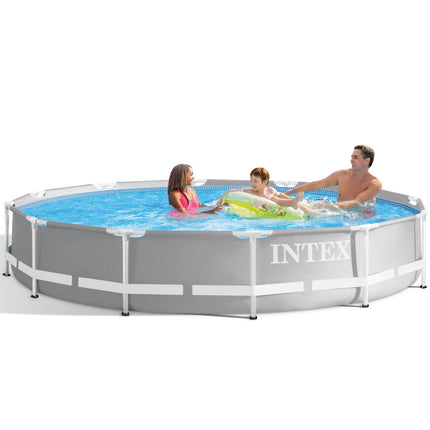 Intex PRISM 12' Metal Frame Above Ground Pool - 366cm x 76cm 26712.