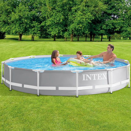 Intex PRISM 12' Metal Frame Above Ground Pool - 366cm x 76cm 26712.