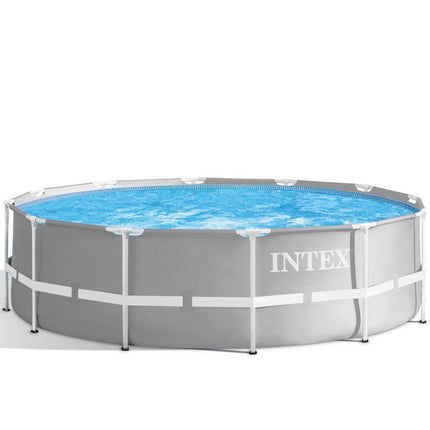 Intex PRISM Premium 12' Metal Frame Pool Outdoor Above Ground 366cm x 99cm - 26716.