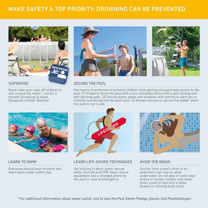 Intex PRISM Frame 16' Above Ground Pool 503cm x 274cm x 122cm 26796.