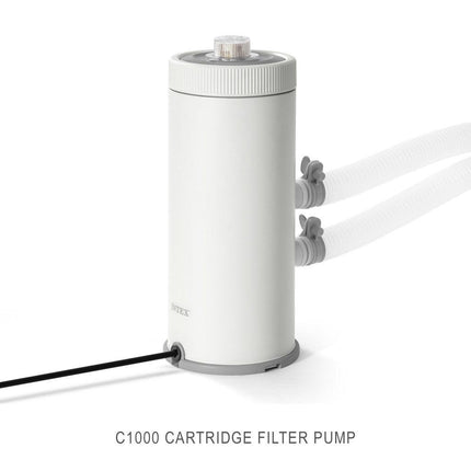 Intex C1000 Cartridge Filter Pump W/ GFCI 3785/h 26638 New Model for 2025.
