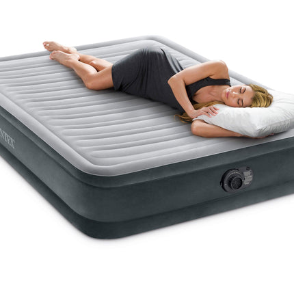 Intex Queen Deluxe Mid Rise Airbed 33cm 67770.