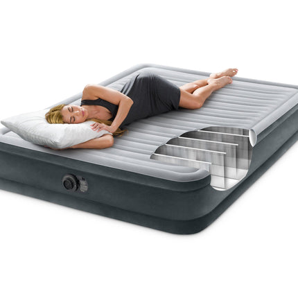 Intex Queen Deluxe Mid Rise Airbed 33cm 67770.