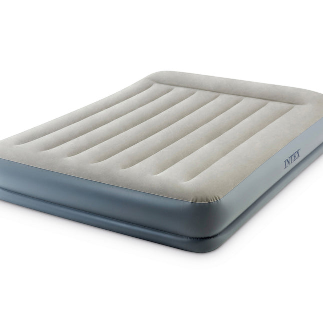 INTEX Queen Dura-Beam® Air Mattress w/ Built-In USB Electric Pump 64118.