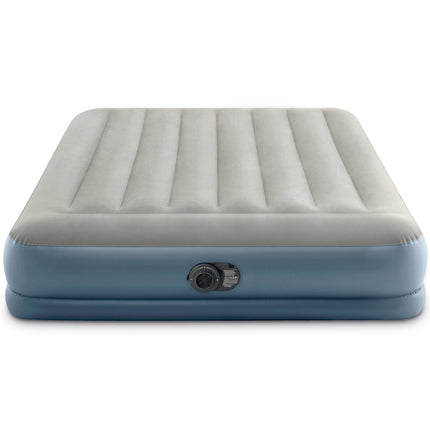 INTEX Queen Dura-Beam® Air Mattress w/ Built-In USB Electric Pump 64118.