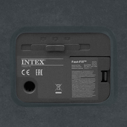 INTEX Queen Dura-Beam® Comfort Plush Air Mattress w/ Built-In USB Electric Pump 64418.