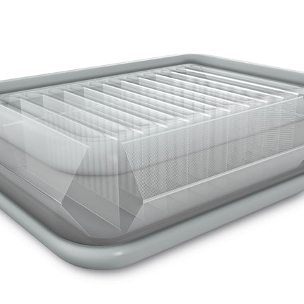 INTEX Queen Dura-Beam® Comfort Plush Air Mattress w/ Built-In USB Electric Pump 64418.