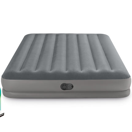 INTEX Queen Dura-Beam® Standard Downy Easy Comfort® Air Mattress 10 w/ Hand Pump 64765.