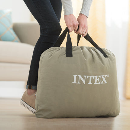 Intex Queen Pillow Rest Airbed with 240v pump 64124.
