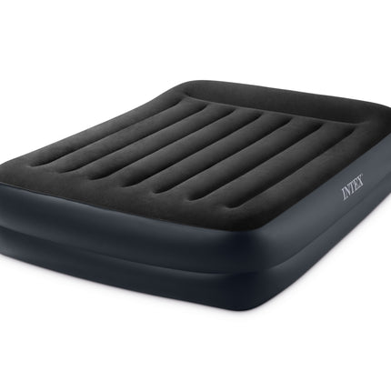 Intex Queen Pillow Rest Airbed with 240v pump 64124.