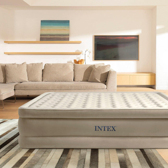 Intex Queen Ultra Plush Airbed 152cm x 203xm x 46cm 64428.