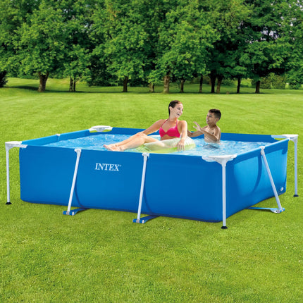 Intex Rectangular Frame Pool 2.2m X 1.5m X 0.6 28270.