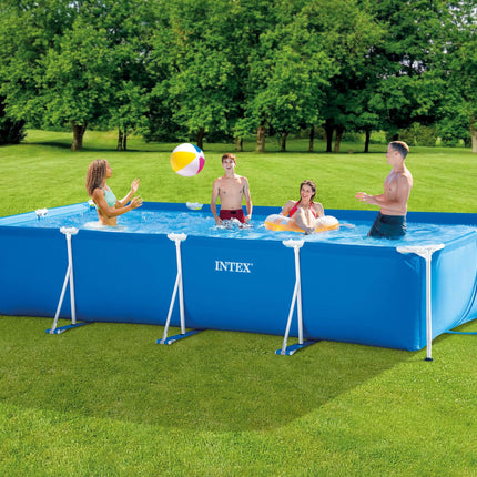 Intex Rectangular Frame Pool 4.5m X 2.2m X 0.84m with Filter/Pump 28274.