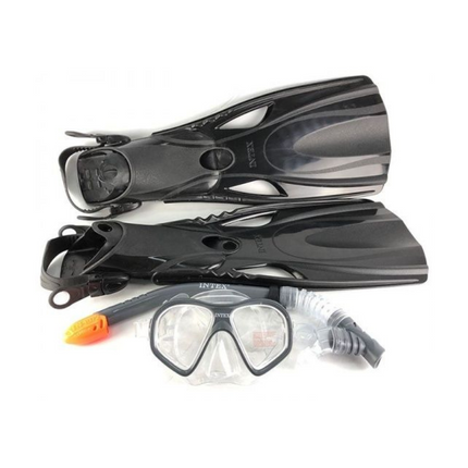 Intex Mask Snorkel and Fin Set Reef Rider Set 55657.