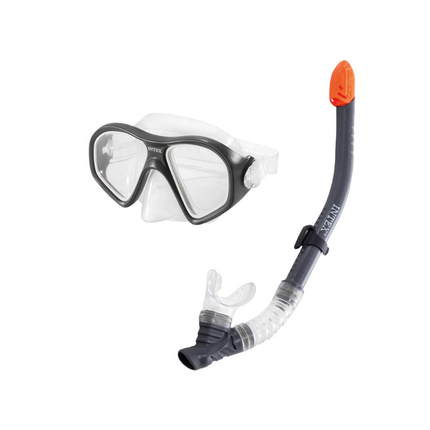 Intex Mask Snorkel and Fin Set Reef Rider Set 55657.