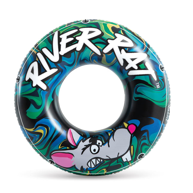 Intex River Rat Swim Tube Pool Float 68209.