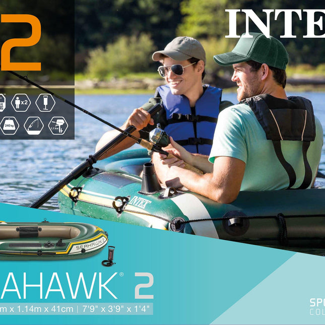 Intex Seahawk 2 Boat Set 68347.