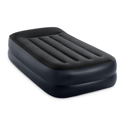 Intex Single (Twin) Pillow Rest Airbed 240v Pump 42cm 64122.