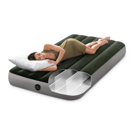 Intex Single (Twin) Classic Airbed With Built in Pump 64761.