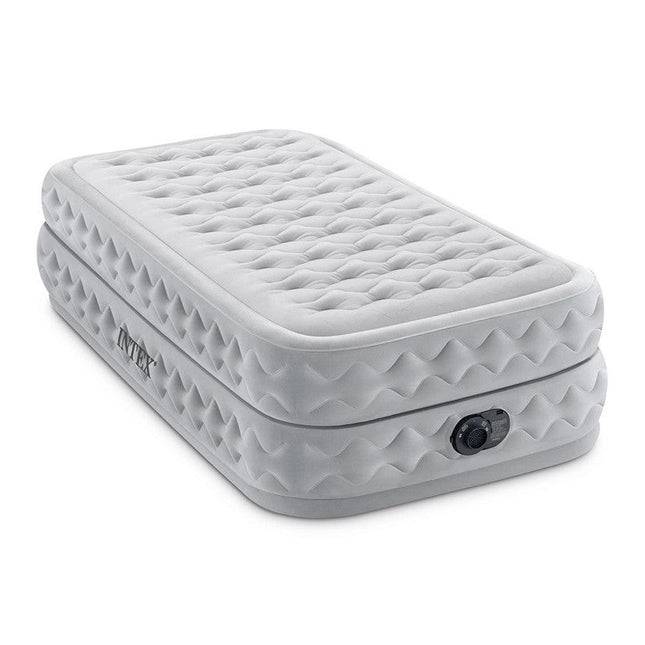 Intex Single Dura-Beam Deluxe Supreme Air-Flow Air Mattress 51cm 64488.