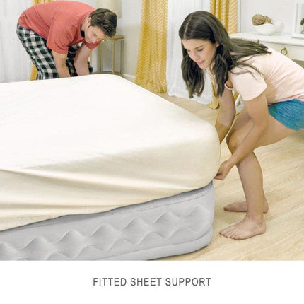 Intex Single Dura-Beam Deluxe Supreme Air-Flow Air Mattress 51cm 64488.