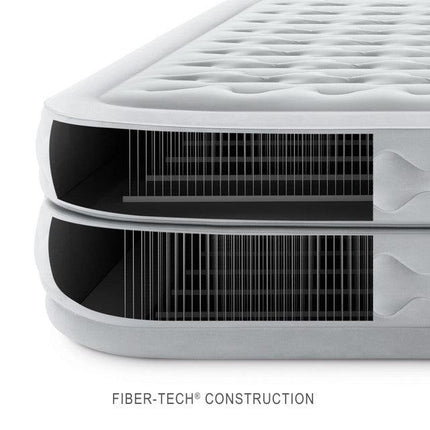Intex Single Dura-Beam Deluxe Supreme Air-Flow Air Mattress 51cm 64488.