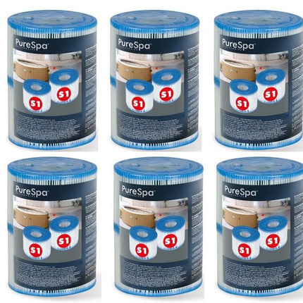 Intex Spa S1 Replacement Filter Cartridges 12 Pack 29001_6.