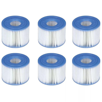 Intex Spa S1 Replacement Filter Cartridges 6 Pack 29011.