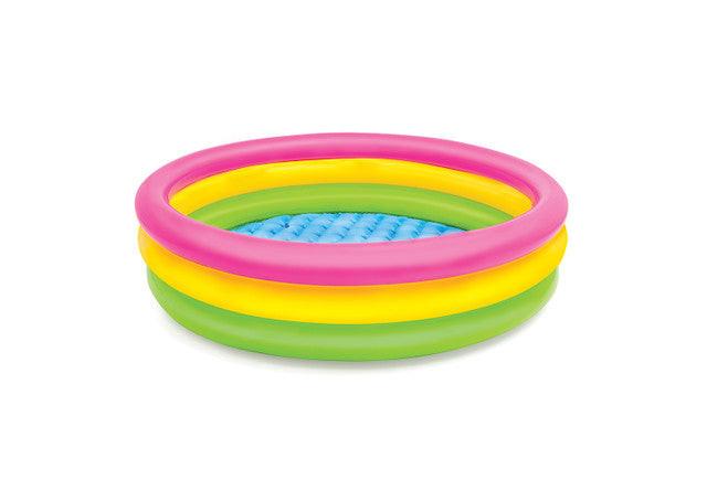 Intex Sunset Glow Inflatable Kiddie Pool - 113 x 25cm 57412.