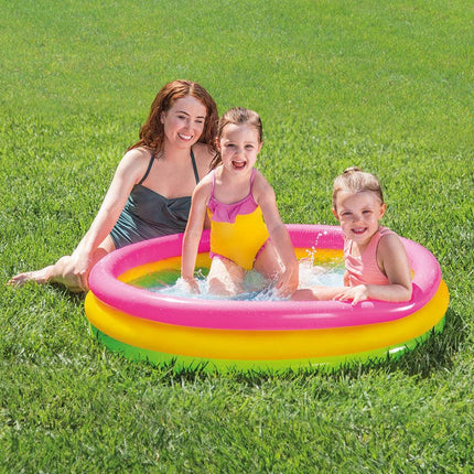 Intex Sunset Glow Inflatable Kiddie Pool - 113 x 25cm 57412.