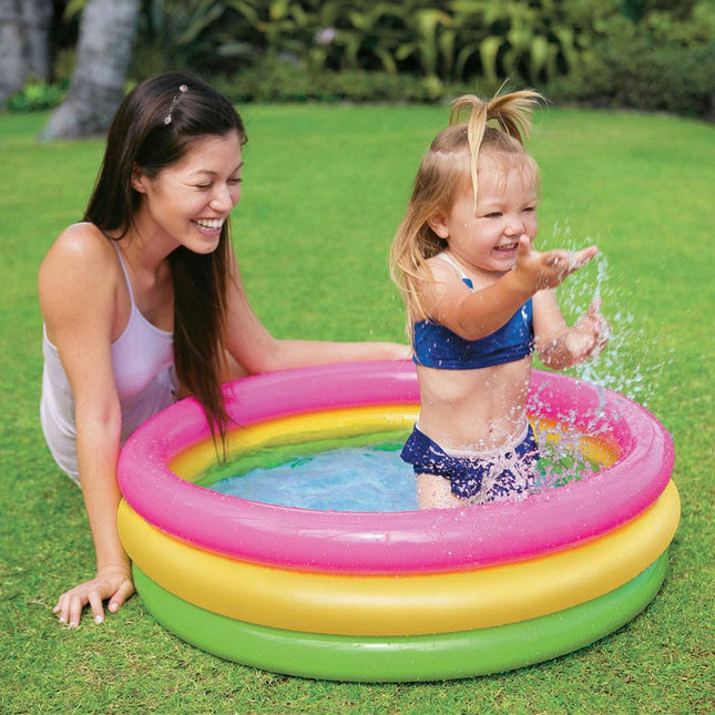 Intex Sunset Glow Kiddie Pool 86cm x 25cm - 58924.
