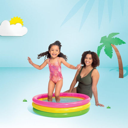 Intex Sunset Glow Kiddie Pool 86cm x 25cm - 58924.