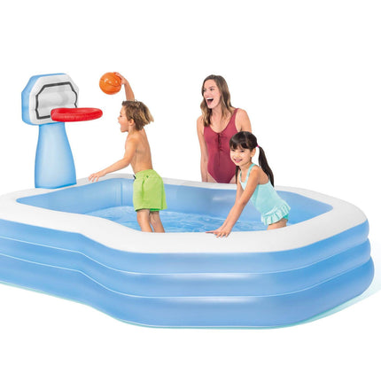 Intex Swim Center Shootin' Hoops Inflatable Pool 2.57m x 1.88m 57183.