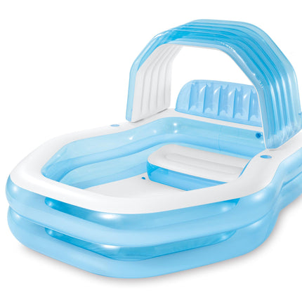 Intex Sun Shade Swim Center Family Inflatable Pool 57186.