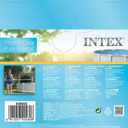 Intex Pool Cleaning Wall Brush 25cm - 29052.