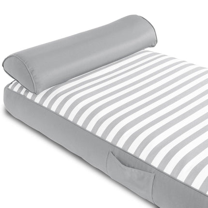 Spire Adalus Luxury Pool Lounge Grey Stripe RL-935G.